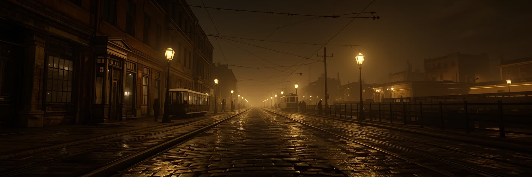 Fumaça e luzes de Saint Denis ao cair da noite